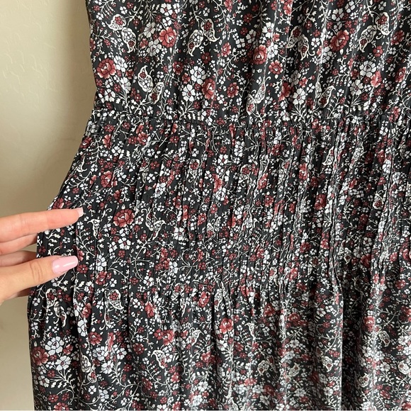 Veronica Beard Rory Floral Print Silk Dress - Picture 10 of 10